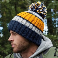 BC392 Hygge Striped Beanie